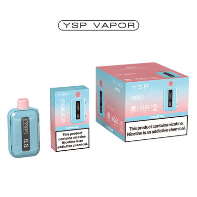 500mAh 15ml 10000 Puff السيجارة الإلكترونية Type C صندوق إعادة شحن السيجارة الإلكترونية مع شاشة
