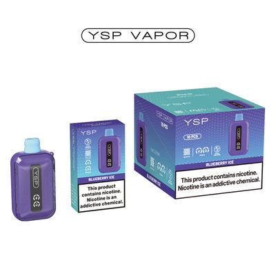 500mAh 15ml 10000 Puff السيجارة الإلكترونية Type C صندوق إعادة شحن السيجارة الإلكترونية مع شاشة