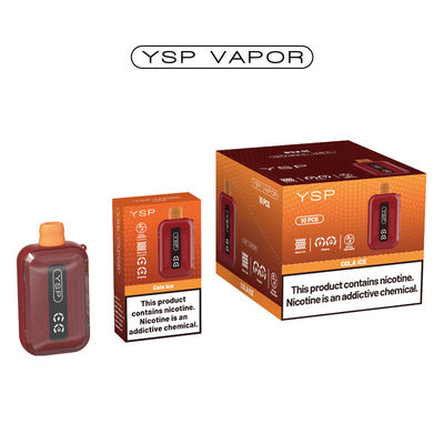 500mAh 15ml 10000 Puff السيجارة الإلكترونية Type C صندوق إعادة شحن السيجارة الإلكترونية مع شاشة