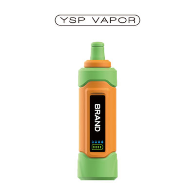 16000 فوهات Big Cloud DTL التبريد المستخدم مرة واحدة 15 مل قابلة لإعادة الشحن e-Shisha Mesh Coil شاشة العرض