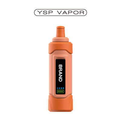 16000 فوهات Big Cloud DTL التبريد المستخدم مرة واحدة 15 مل قابلة لإعادة الشحن e-Shisha Mesh Coil شاشة العرض