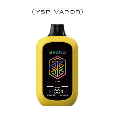 5٪ نيكوتين 15000+ نفخات جهاز AIO 15ml شاشة كبيرة تدفق الهواء قابل للتعديل E Vaporizer مخصصة 10+ نكهات