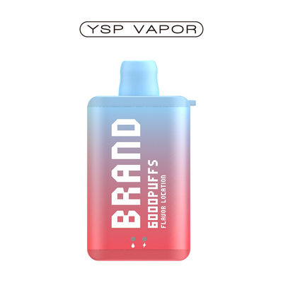 10ml 6000 Puff السيجارة الإلكترونية E السجائر القابلة لإعادة الشحن