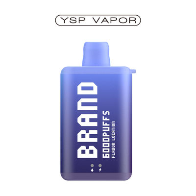 10ml 6000 Puff السيجارة الإلكترونية E السجائر القابلة لإعادة الشحن