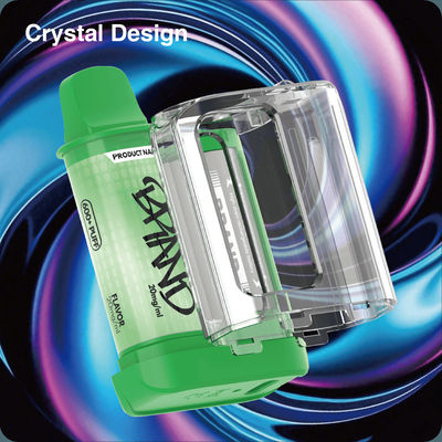 نظام 600 Puffs 2ml TPD المملوء مسبقًا للبطاريات القابلة للإزالة ومتوافقة مع الاتحاد الأوروبي Vape Travel-Friendly Recycling & Environment-friendly