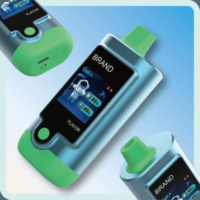 تجربة أفضل من Vaping مع 20000-40000 Puffs Vaping المستخدمة مرة واحدة مع الملفات المزدوجة الشبكة وشاشة TFT 1.44