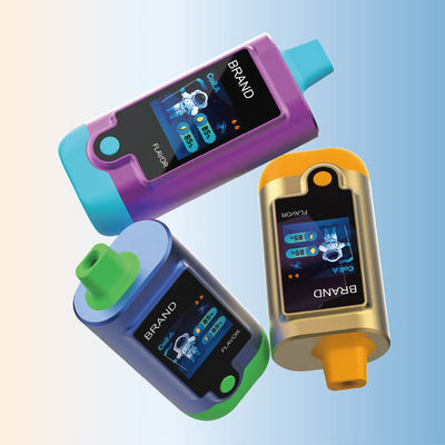 تجربة أفضل من Vaping مع 20000-40000 Puffs Vaping المستخدمة مرة واحدة مع الملفات المزدوجة الشبكة وشاشة TFT 1.44
