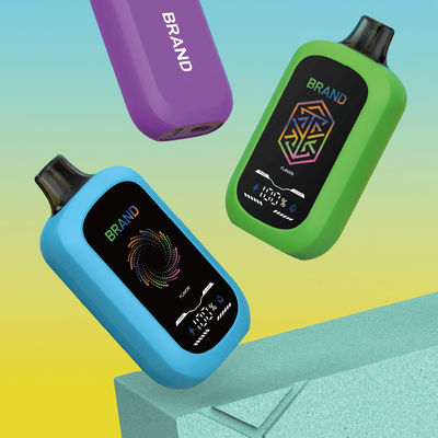 15mL / 15K Puffs قابلة لإعادة الشحن القابلة لإستخدام مرة واحدة Vape متينة للغاية - شاشة LED وتخصيص النكهة وتدفق الهواء القابل للتعديل